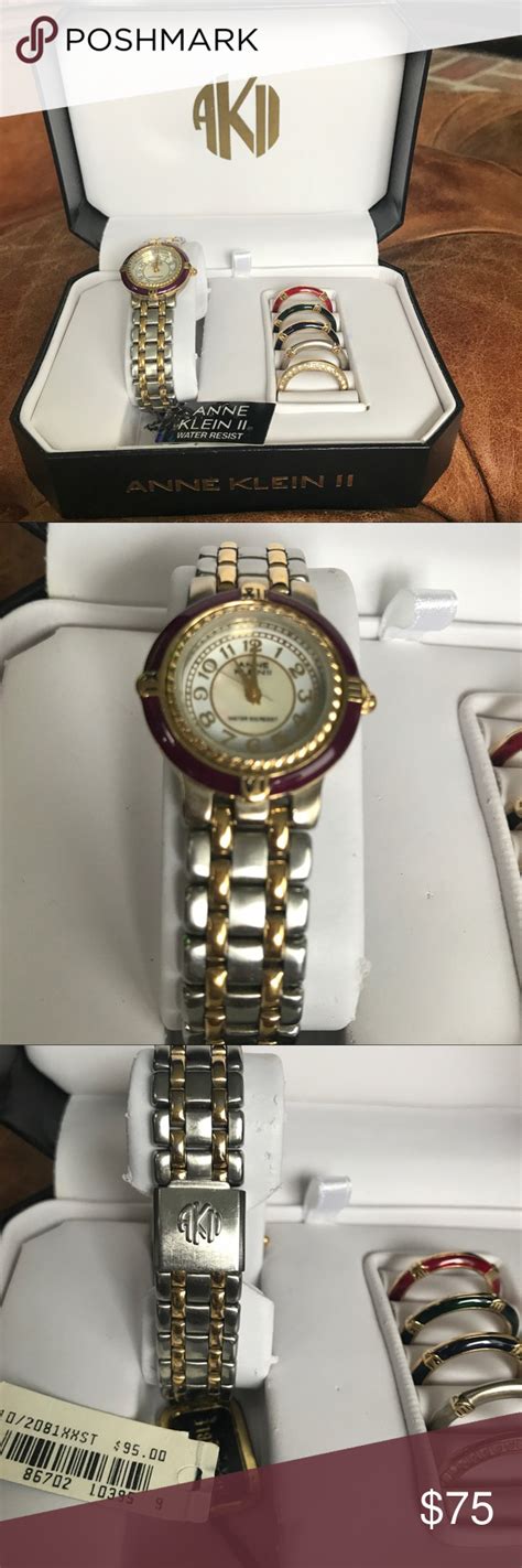 anne klein watch replica|anne klein interchangeable watch set.